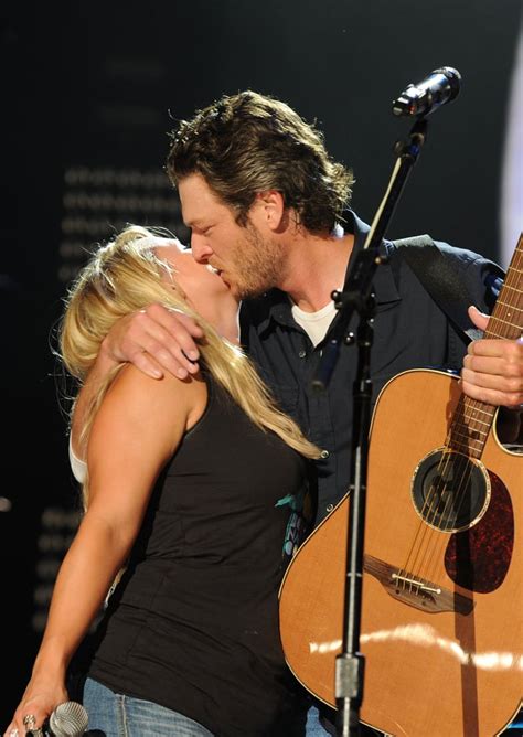 Miranda Lambert and Blake Shelton Kissing | Pictures | POPSUGAR Celebrity Photo 22