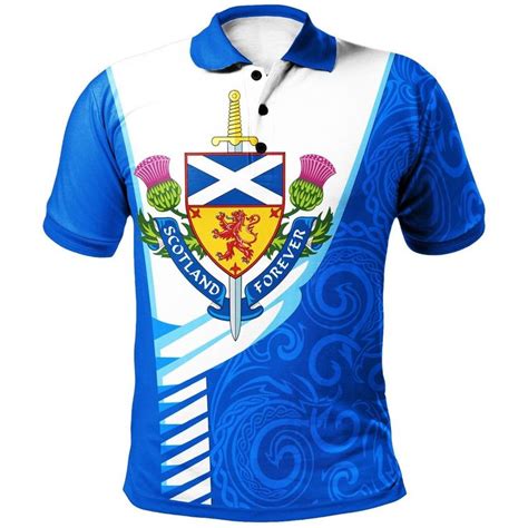 AIO Pride Scotland Celtic Polo - Scotland Forever Flag Color in 2022 ...