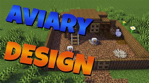 minecraft : How to build an aviary (build tutorial) - YouTube