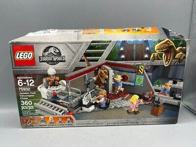 Lego 75932 Jurassic Park Velociraptor Chase 360 pcs NEW & SEALED IN DAMAGED BOX | eBay