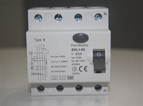 Residual Current Circuit Breaker RCD Type B 40A/63A 30mA – ANS EVSE