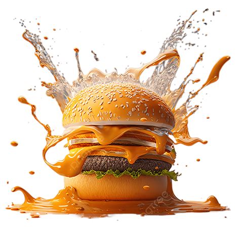 Creative Burger Exaggerated Delicious Food Photography, Steak Burger, Creative Photography ...