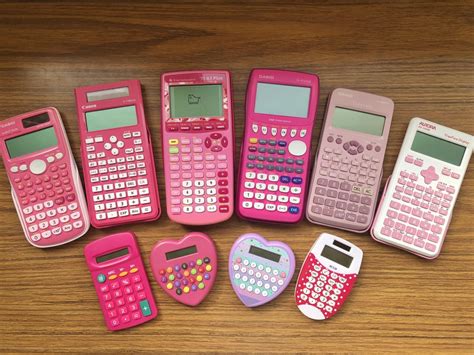 My pink calculator collection so far:) : Collections