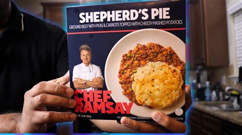 Chef Ramsay Shepherd's Pie Frozen Entrée Review! - YouTube