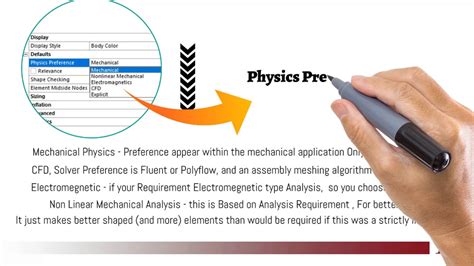 Ansys Meshing Tutorial - Set Physics -Part 5 - YouTube