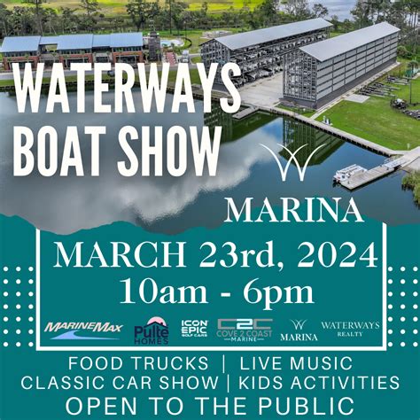 Waterways Marina 2024 Waterways Boat Show