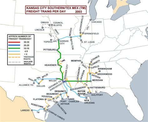 Kcs Railroad Map