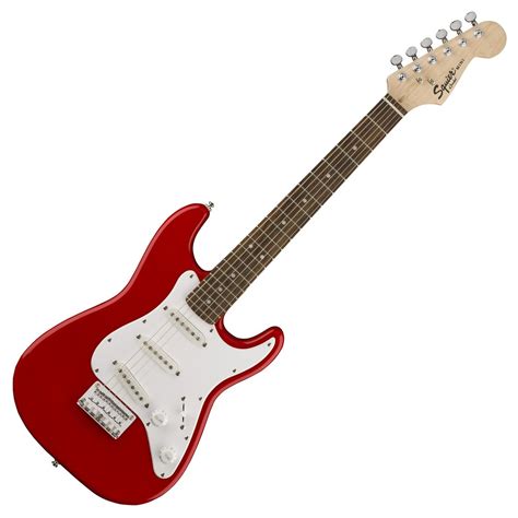 Squier By Fender Mini Stratocaster 3/4 Size, Red a Gear4Music.com