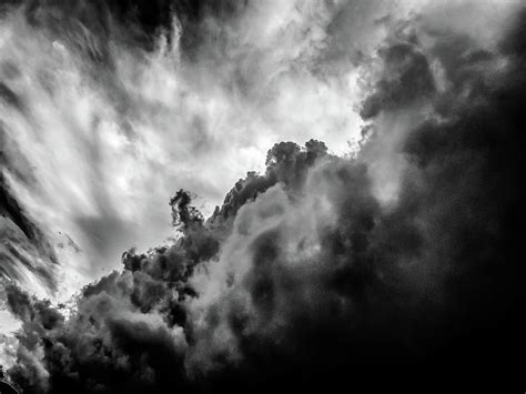 Black and white Clouds Photograph by Louis Dallara | Pixels