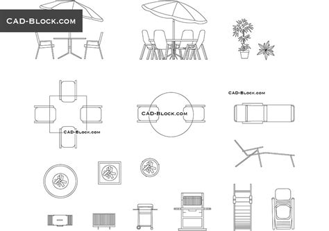 Outdoor Furniture Cad Details at conniedwhitehurst blog