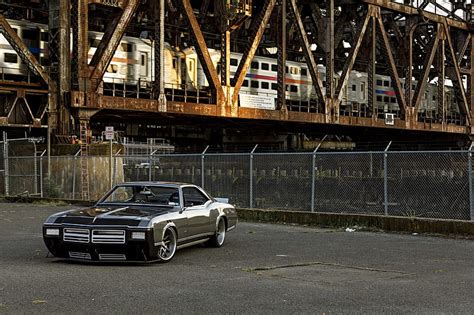 Buick, america, black, bridge, hotrod, riviera, train, usa, HD wallpaper | Peakpx