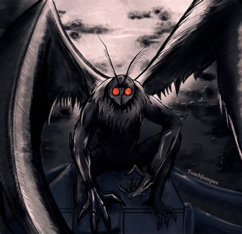 MothMan | Mothman, Character art, Creature art