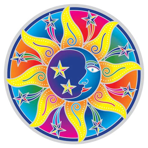 Sunseal - Sun Moon Stars Mandala - Village Toys