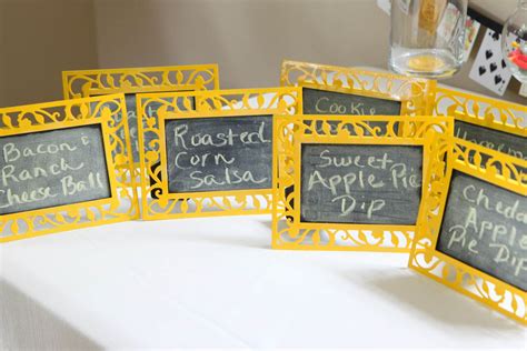 Dollar Store Craft: DIY Chalkboard Food Label Frames - MomAdvice