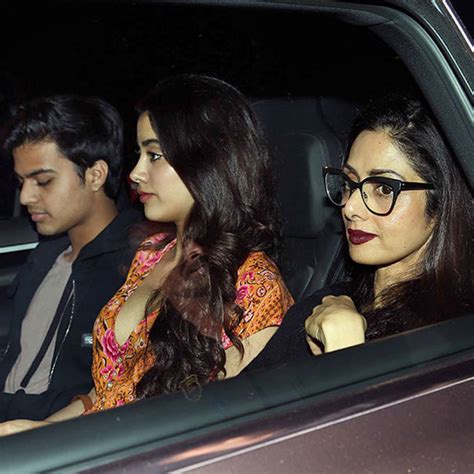 Spotted! Jhanvi Kapoor with beau Shikhar Pahariya and mother Sridevi during Dear Zindagi screening