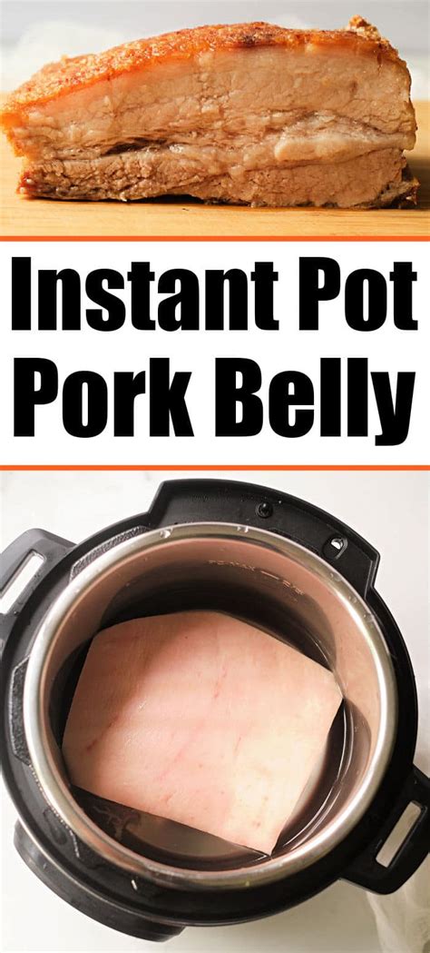 Instant Pot Pork Belly - Pressure Cooker Pork Belly