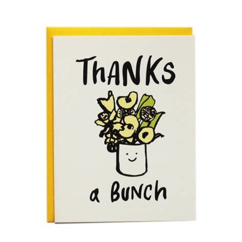 Thanks a Bunch Greeting Card – I Must Draw