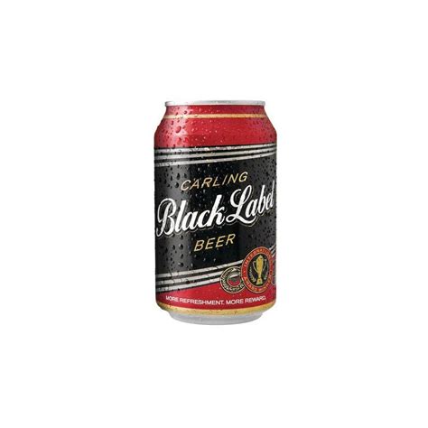 Carling Black Label Lager Can 330ml