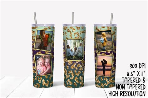 Photo Sublimation Tumbler Template