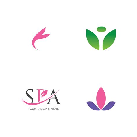 spa logo vector illustration design template 5416990 Vector Art at Vecteezy