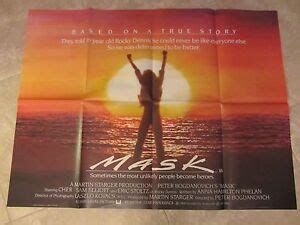 MASK movie poster - CHER - Original UK Quad Poster ROCKY DENNIS | eBay