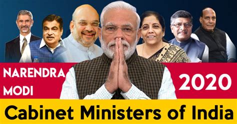 List of Cabinet Ministers of India 2020 and their Portfolios (Fully ...