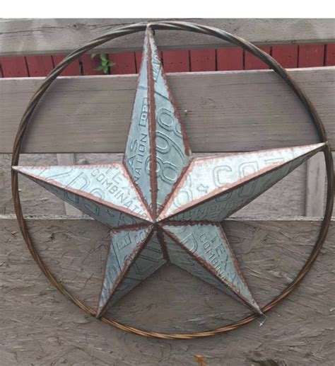 GALVANIZED Barn Metal star wall art craft weatern home decor | Etsy