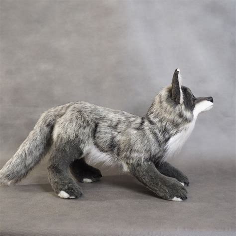 Wolf plush realistic/ wolf art doll/ grey wolf toy/ | Etsy