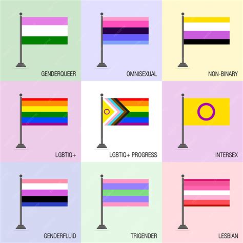 Premium Vector | Pride flag lgbt vector design template