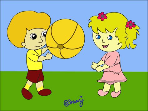 Animated GIF scene creation of my own drawing Ball playing kids ... - Clip Art Library