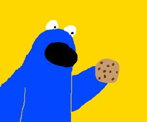 Sad Cookie monster - Drawception