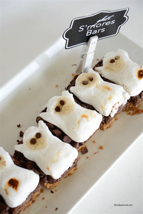 Halloween Food: Ghost S’mores Bars - The Idea Room
