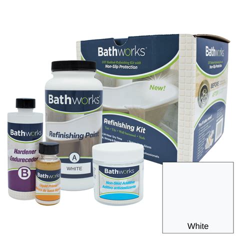 Bathworks Standard Bathtub Refinishing Kit for Tub, Tile, & More (BMRK ...