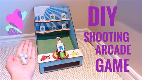 DIY shooting arcade game from cardboard ! |100% fun and easy! - YouTube