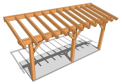 Timber Frame Shed Plans - Timber Frame HQ