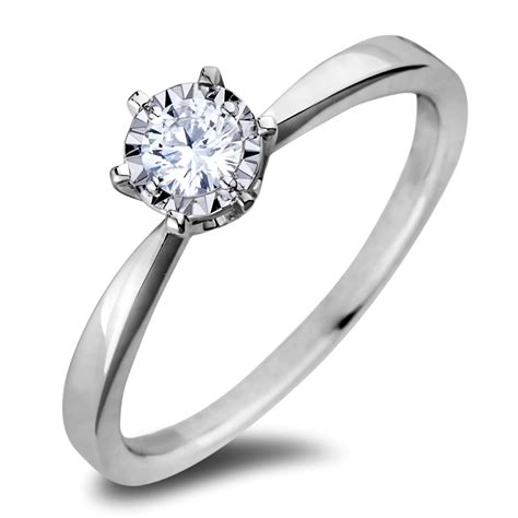 Diamond Solitaire Rings - AFCR0103020 - Anaya Fine Jewellery Collection