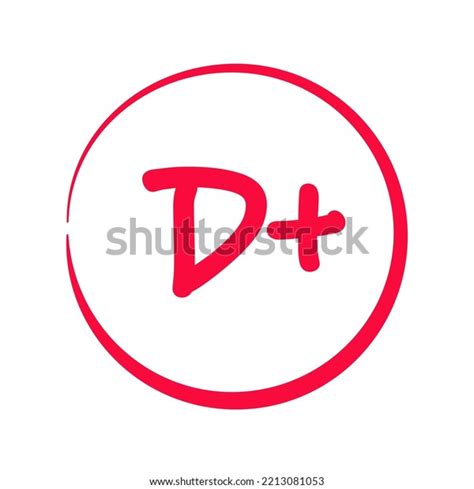 Grading System D Grades School Plus Stock Illustration 2213081053 | Shutterstock