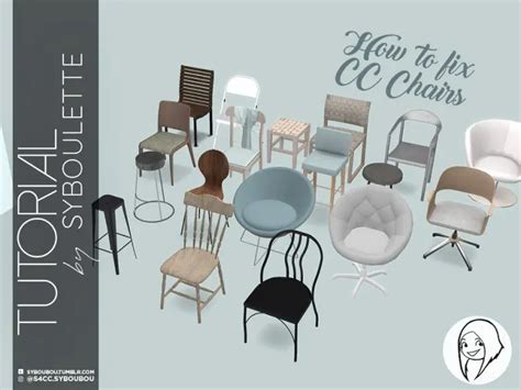 Tutorial: How To Fix CC chairs sims 4 – Syboulette Custom Content for ...