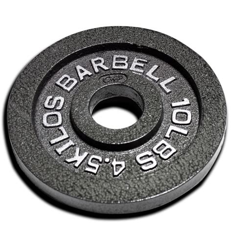 CAP Barbell, 10lb Olympic Cast Iron Weight Plate, Single - Walmart.com