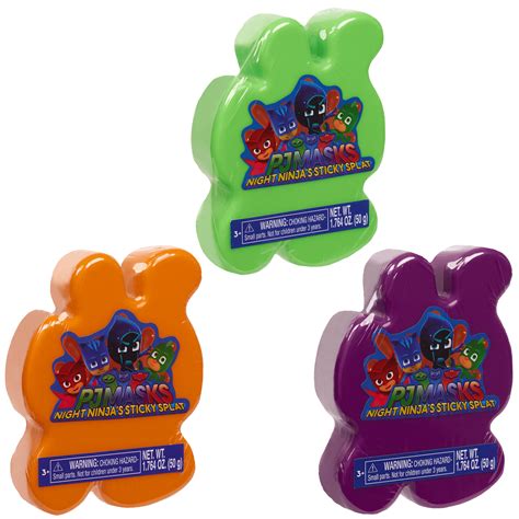 PJ Masks Sticky Splat Putty 3-Pack - Walmart.com