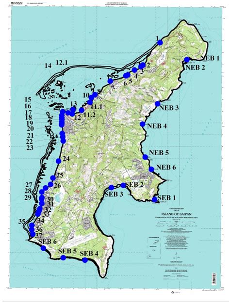 Saipan Village Map