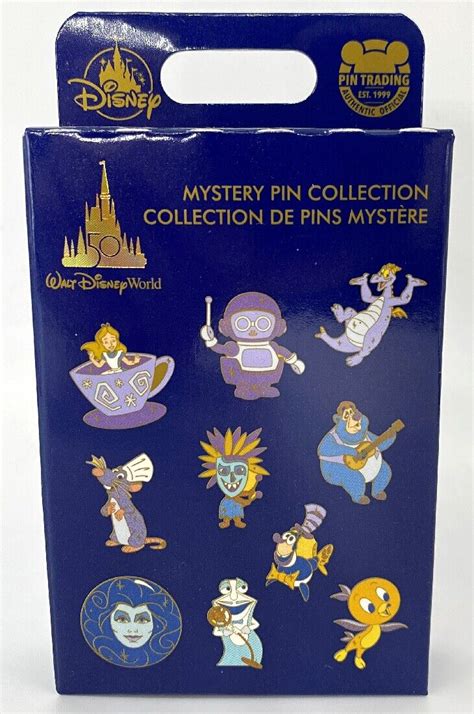 Disney Parks WDW 50th Anniversary Mystery Pin Collection Box Sealed Blind - NEW | eBay