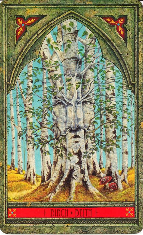 Rowan Tarot: Green Man Tree Oracle: Birch