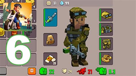 Cube Survival Story - Gameplay Walkthrough Part 6 - Found a Minigun, Bunker Alpha (Android Games ...