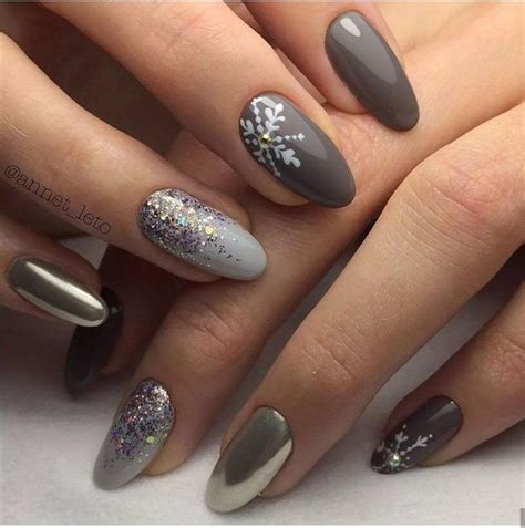 36 Beautiful Winter Nails Art You Should Copy Now | Winter nails, Xmas nails, Gel nails