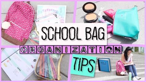 How-To: Pack Your School Bag - School Tips - YouTube