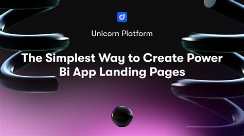 The Simplest Way to Create Power Bi App Landing Pages