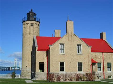 Visit Petoskey, Michigan - Northern Michigan Lighthouses Old Mackinac Point McGulpin Point ...