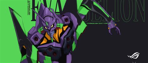 3840x1644 Resolution 4K ROG x EVANGELION 3840x1644 Resolution Wallpaper - Wallpapers Den