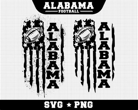 Alabama Football Svg, Alabama Svg, Game Day Svg, Football SVG, USA Flag ...